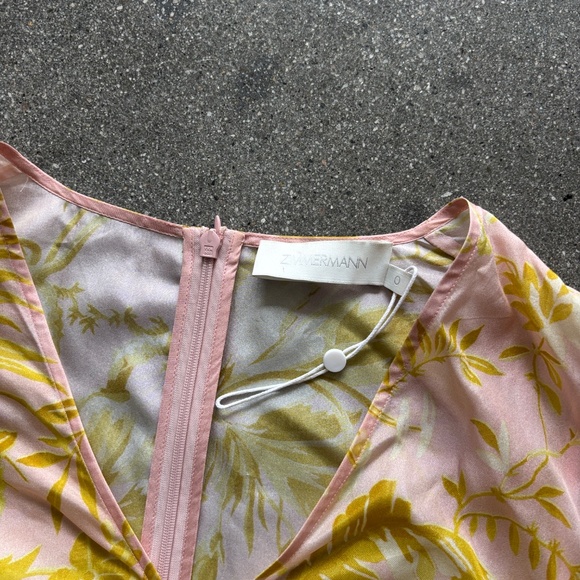 Zimmermann golden Silk Maxi Dress - Picture 7 of 9